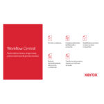 Imagen de la impresora multifuncional inalámbrica Xerox C235 con capacidad de 22 ppm, incluyendo funciones de copia, impresión, escaneado y fax. SKU: C235V_DNI.