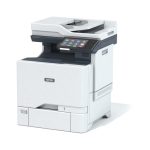 Vista del Xerox VersaLink C625, dispositivo multifunción láser que ofrece copia, impresión, escaneado y fax a doble cara, con capacidad para 650 hojas. SKU: C625V_DN
