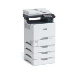 Vista del Xerox VersaLink C625, dispositivo multifunción láser que ofrece copia, impresión, escaneado y fax a doble cara, con capacidad para 650 hojas. SKU: C625V_DN