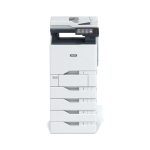 Vista del Xerox VersaLink C625, dispositivo multifunción láser que ofrece copia, impresión, escaneado y fax a doble cara, con capacidad para 650 hojas. SKU: C625V_DN