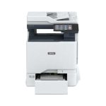 Vista del Xerox VersaLink C625, dispositivo multifunción láser que ofrece copia, impresión, escaneado y fax a doble cara, con capacidad para 650 hojas. SKU: C625V_DN