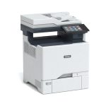 Vista del Xerox VersaLink C625, dispositivo multifunción láser que ofrece copia, impresión, escaneado y fax a doble cara, con capacidad para 650 hojas. SKU: C625V_DN