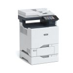 Vista del Xerox VersaLink C625, dispositivo multifunción láser que ofrece copia, impresión, escaneado y fax a doble cara, con capacidad para 650 hojas. SKU: C625V_DN
