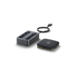 Imagen del micrófono Yealink CPW65 de color negro, SKU 1204622, diseñado para mejorar el alcance y la claridad en las conferencias.