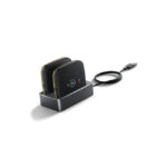 Imagen del micrófono Yealink CPW65 de color negro, SKU 1204622, diseñado para mejorar el alcance y la claridad en las conferencias.