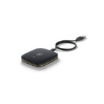 Imagen del micrófono Yealink CPW65 de color negro, SKU 1204622, diseñado para mejorar el alcance y la claridad en las conferencias.