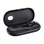 Auriculares inalámbricos Yealink BH71 Pro con gancho de oreja, ideales para oficina o centro de llamadas con USB Tipo C y Bluetooth, en color negro. SKU 1208652