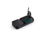 Auriculares inalámbricos Yealink BH71 con gancho de oreja, ideales para oficinas y centros de llamadas, Bluetooth y base de carga USB Tipo C. SKU 1208653.