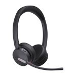 Auriculares inalámbricos de diadema Yealink BH70 Dual Teams, diseñados para oficina y centros de llamadas, con conectividad USB tipo A y Bluetooth, en color negro - 1208663