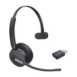 Auriculares inalámbricos Yealink WH64 Hybrid Mono para oficina y centro de llamadas, con diadema, compatible con Teams, color negro, SKU 1208687
