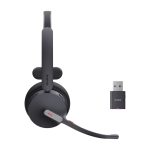 Auriculares inalámbricos Yealink WH64 Hybrid Mono para oficina y centro de llamadas, con diadema, compatible con Teams, color negro, SKU 1208687