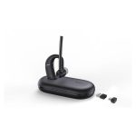 Yealink BH71 Pro auriculares inalámbricos con gancho de oreja para oficina y centro de llamadas, USB Tipo C, Bluetooth, color negro. SKU 1208709.