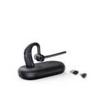 Yealink BH71 Pro auriculares inalámbricos con gancho de oreja para oficina y centro de llamadas, USB Tipo C, Bluetooth, color negro. SKU 1208709.