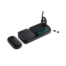 Auriculares Yealink BH71 Workstation Pro con gancho de oreja, conexión USB-C/A y Bluetooth negro SKU 1208710