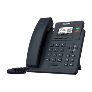 Yealink SIP-T31W teléfono IP gris, con soporte para 2 líneas, pantalla LCD y conectividad Wifi. SKU: 1301039