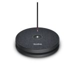Micrófono para conferencias Yealink VCM36-W en color negro con conectividad inalámbrica. SKU: 1303143