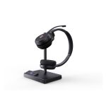 Auriculares inalámbricos Yealink WH62 Dual Teams para oficina y centros de llamadas, con diadema y base de carga MicroUSB, SKU 1308001