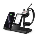 Yealink WH66 Dual Teams sistema de audioconferencia personal inalámbrico con diadema dual para oficina, centro de llamadas, USB tipo A, Bluetooth, en color negro. SKU 1308003