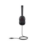 Auriculares alámbricos Yealink UH35 Dual Teams con conexión USB tipo A en color negro, ideales para oficina o centro de llamadas. SKU: 1308134