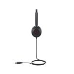 Auriculares alámbricos Yealink UH35 Dual Teams con conexión USB tipo A en color negro, ideales para oficina o centro de llamadas. SKU: 1308134