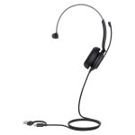 Auriculares alámbricos Yealink UH35 para llamadas y música, conexión USB Type-C/A, color negro, SKU 1308165.
