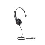 Auriculares alámbricos Yealink UH35 para llamadas y música, conexión USB Type-C/A, color negro, SKU 1308165.