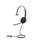 Auriculares alámbricos Yealink UH35 para llamadas y música, conexión USB Type-C/A, color negro, SKU 1308165.