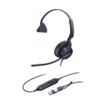 Yealink UH46 Mono Teams audiocons auriculares alámbricos para oficina y call center con USB Type-C y USB Type-A, SKU 1308184