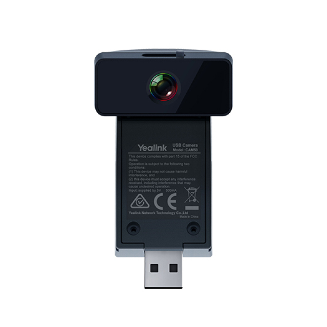 Yealink CAM50 2 MP Negro 1280 x 720 Pixeles 30 pps 2 Yealink CAM50 lateral