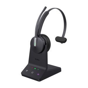 Auriculares inalámbricos Yealink WH64 Mono UC, color negro, con USB Tipo C y Bluetooth, SKU 1208672