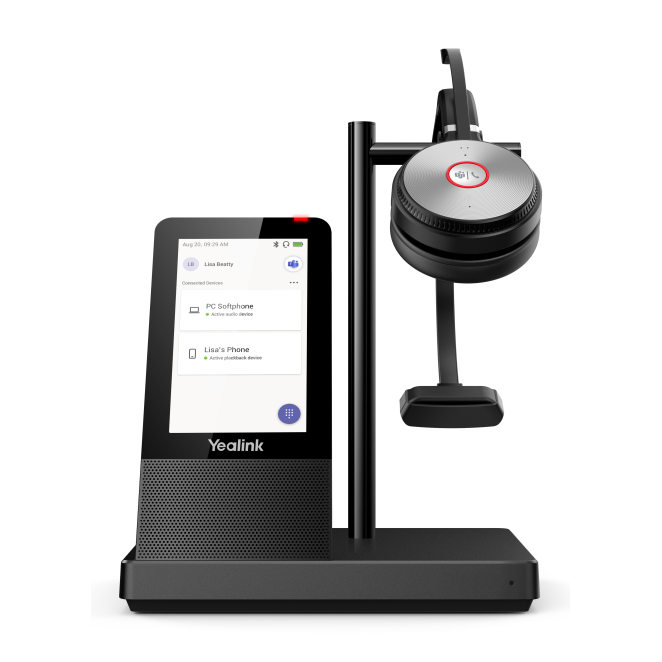 Yealink WH66 Mono Teams Sistema de audioconferencia personal Inalámbrico Diadema Oficina/Centro de llamadas USB tipo A Bluetooth Base de carga Negro 1 Yealink WH66 Mono Teams Sistema de audioconferencia personal Inalámbrico Diadema Oficina/Centro de llamadas USB tipo A Bluetooth Base de carga Negro