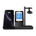 Auriculares Yealink WH66 Mono UC inalámbricos para oficina con diadema, USB tipo A Bluetooth, con base de carga, color negro. SKU: 1308007