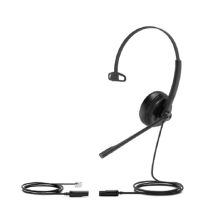 Auriculares Yealink YHS34 alámbricos de diadema para oficina o centro de llamadas en color negro, SKU YHS34 MONO