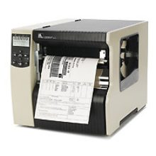 Impresora de etiquetas Zebra 220Xi4 con una resolución de 300 x 300 DPI, modelo con conectividad alámbrica. SKU: 223-80E-00103