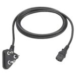 Motorola cable de transmisión negro de 1,8 metros, SKU 50-16000-669R, ideal para conexiones de alta velocidad
