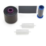 Cinta para impresora Zebra 800077-751EM capaz de imprimir hasta 2000 páginas, ideal para documentos de alta calidad