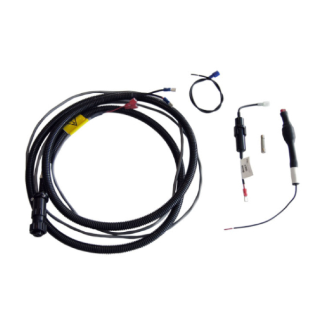 Motorola cable de transmisión negro 1.8 metros Imagen del cable de transmisión negro de Motorola, modelo CA1220, con una longitud de 1.8 metros