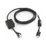 Cable de transmisión Zebra modelo CBL-DC-382A1-01 en color negro, ideal para conectividad estable y duradera.