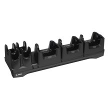 Base de carga Zebra CR40-3S4T-TC2-G-02, diseñada para ordenador de bolsillo PDA, múltiples puertos. SKU: CR40-3S4T-TC2-G-02