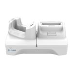 Base de carga Zebra CRD-HC2L5L-2S1D1B con conexión USB y Ethernet, diseñada para ordenadores de bolsillo PDA