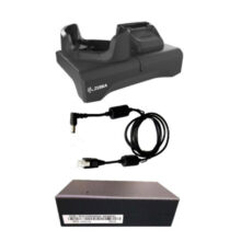 Imagen de la base de carga Zebra TC73/TC78 ENET con un slot y un espacio para repuesto, SKU: CRD-NGTC7-2SE1B