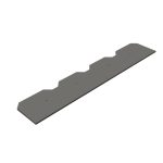 Cajón metálico extensible para rack fabricado por Zebra, modelo CS-CAB-SHV-EXT-SS, diseñado para almacenamiento seguro.