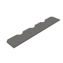 Cajón metálico extensible para rack fabricado por Zebra, modelo CS-CAB-SHV-EXT-SS, diseñado para almacenamiento seguro.