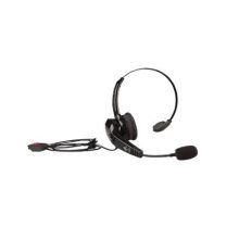 Auriculares alámbricos Zebra HS2100 de diadema para oficina o centro de llamadas en color negro, SKU HS2100-OTH