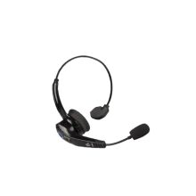 Auriculares Inalámbricos Zebra HS3100 en color negro, diseño de diadema ideal para oficinas y centros de llamadas, con conexión Bluetooth. SKU: HS3100-OTH