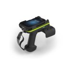 Zebra RFD90 lector de códigos de barras portátil en color negro con SKU RFD9031-G30G700-E8, ideal para un escaneo rápido y eficiente