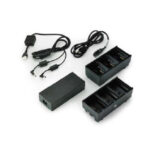 Imagen del adaptador e inversor de corriente Zebra SAC-MPP-6BCHEU1-01 en color negro para uso interior, eficiencia energética óptima