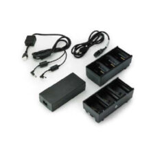 Imagen del adaptador e inversor de corriente Zebra SAC-MPP-6BCHEU1-01 en color negro para uso interior, eficiencia energética óptima