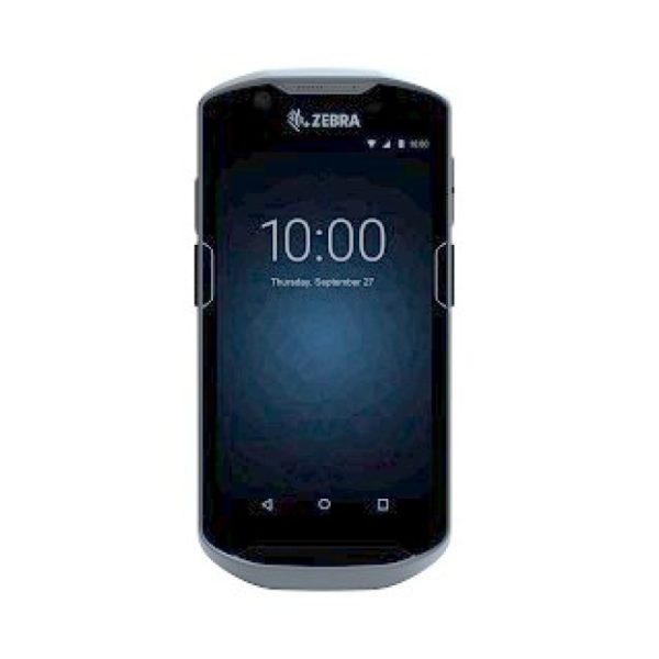 Zebra TC57 ordenador móvil de mano con pantalla de 5 pulgadas y resolución de 1280 x 720 Pixeles, peso de 249 g en colores negro y plata, SKU TC57HO-1PEZU4P-A6