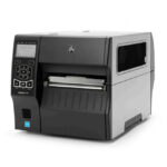 Impresora de etiquetas Zebra ZT420 con transferencia térmica a 305 mm/s, opciones inalámbricas y alámbricas incluyendo Ethernet y Bluetooth. SKU ZT42062-T0E0000Z